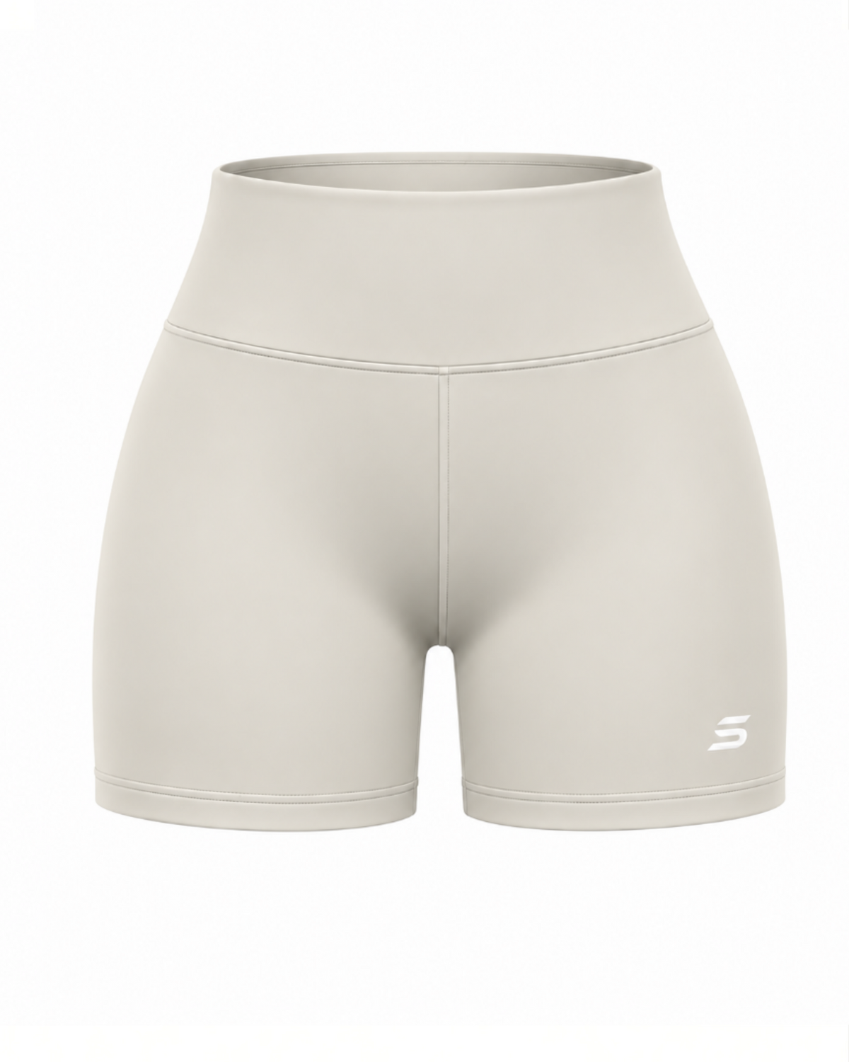 Fitted Shorts- Ivory