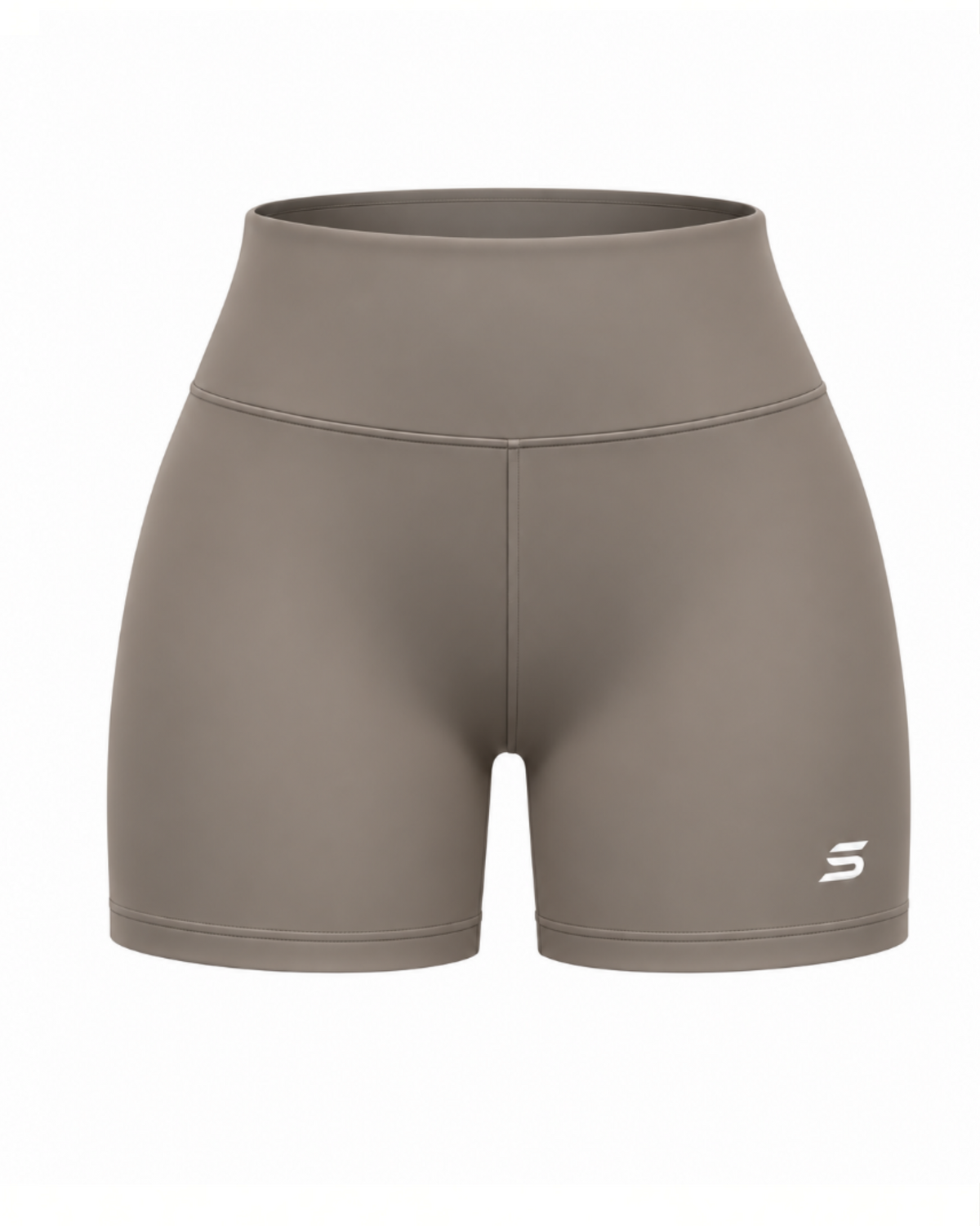 Fitted Shorts- Taupe